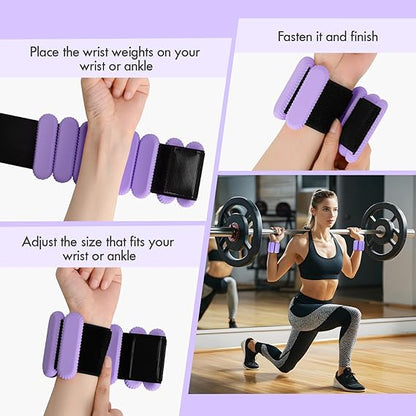 Adjustable Silicone Wrist Ankle Weights